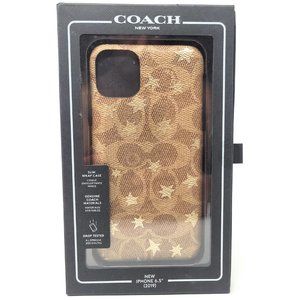 iPhone 11 Pro Max Coach Leather Wrap Case Khaki